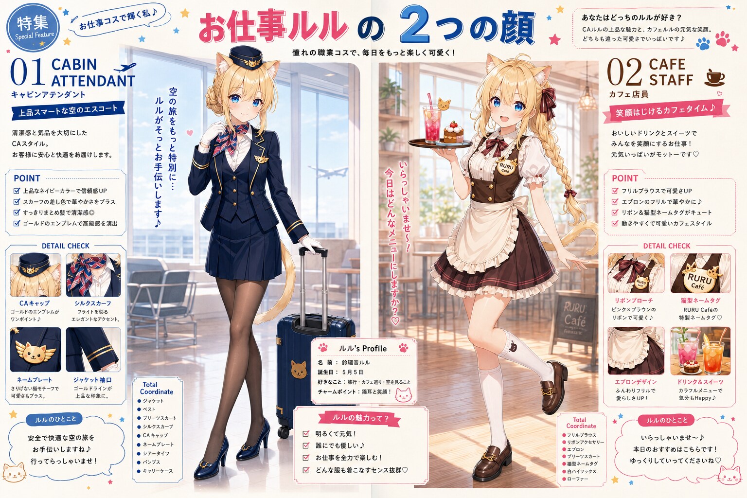 お仕事コス特集🐾