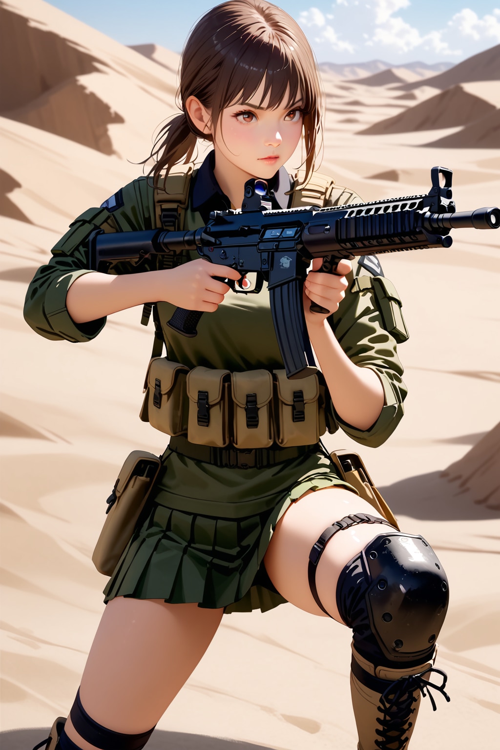 女性兵士 | の人気AIイラスト・グラビア