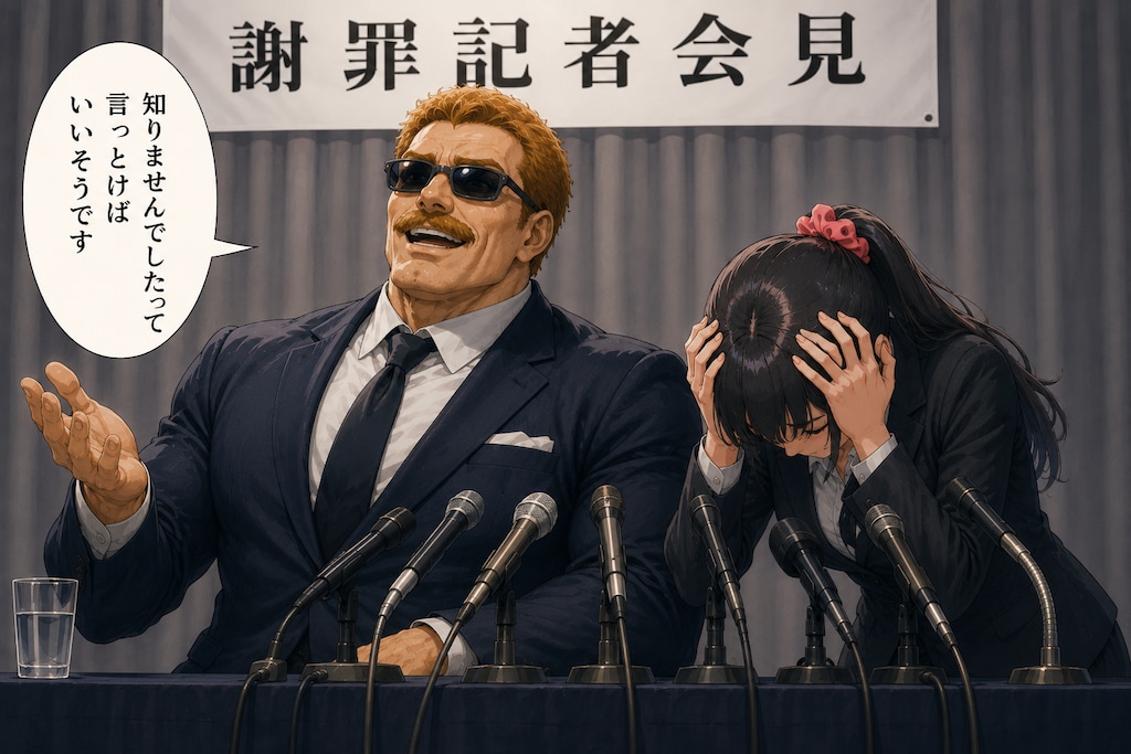 謝罪会見