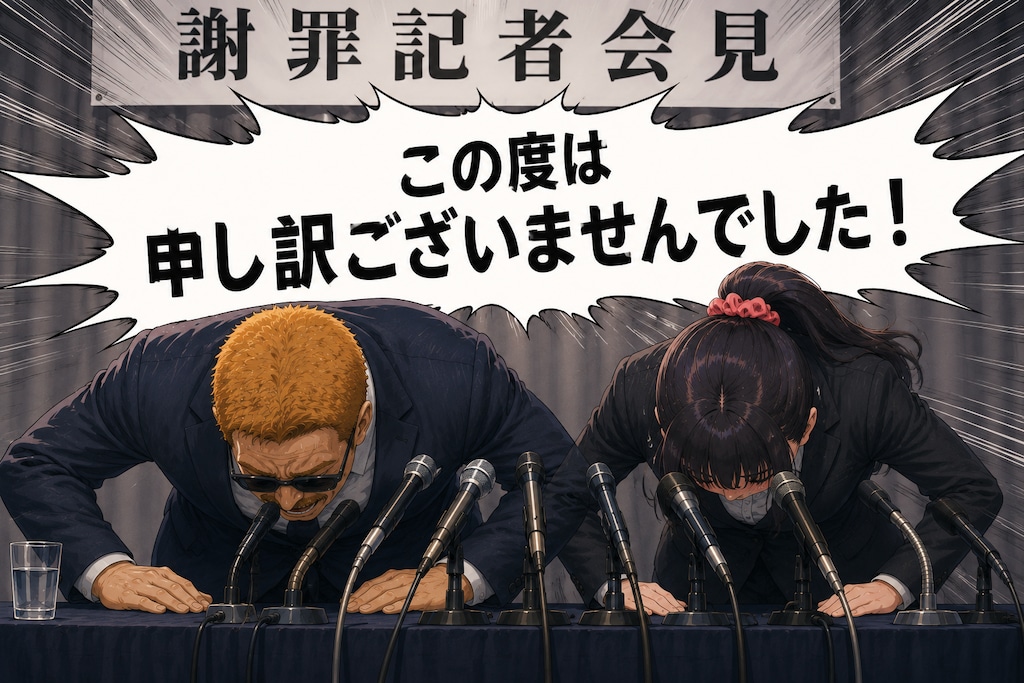 謝罪会見