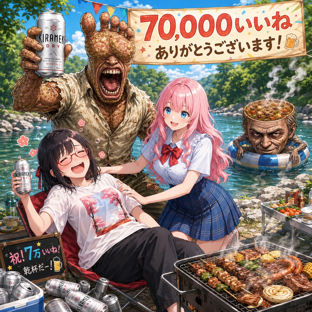 70,000いいねありがとうございます🌞