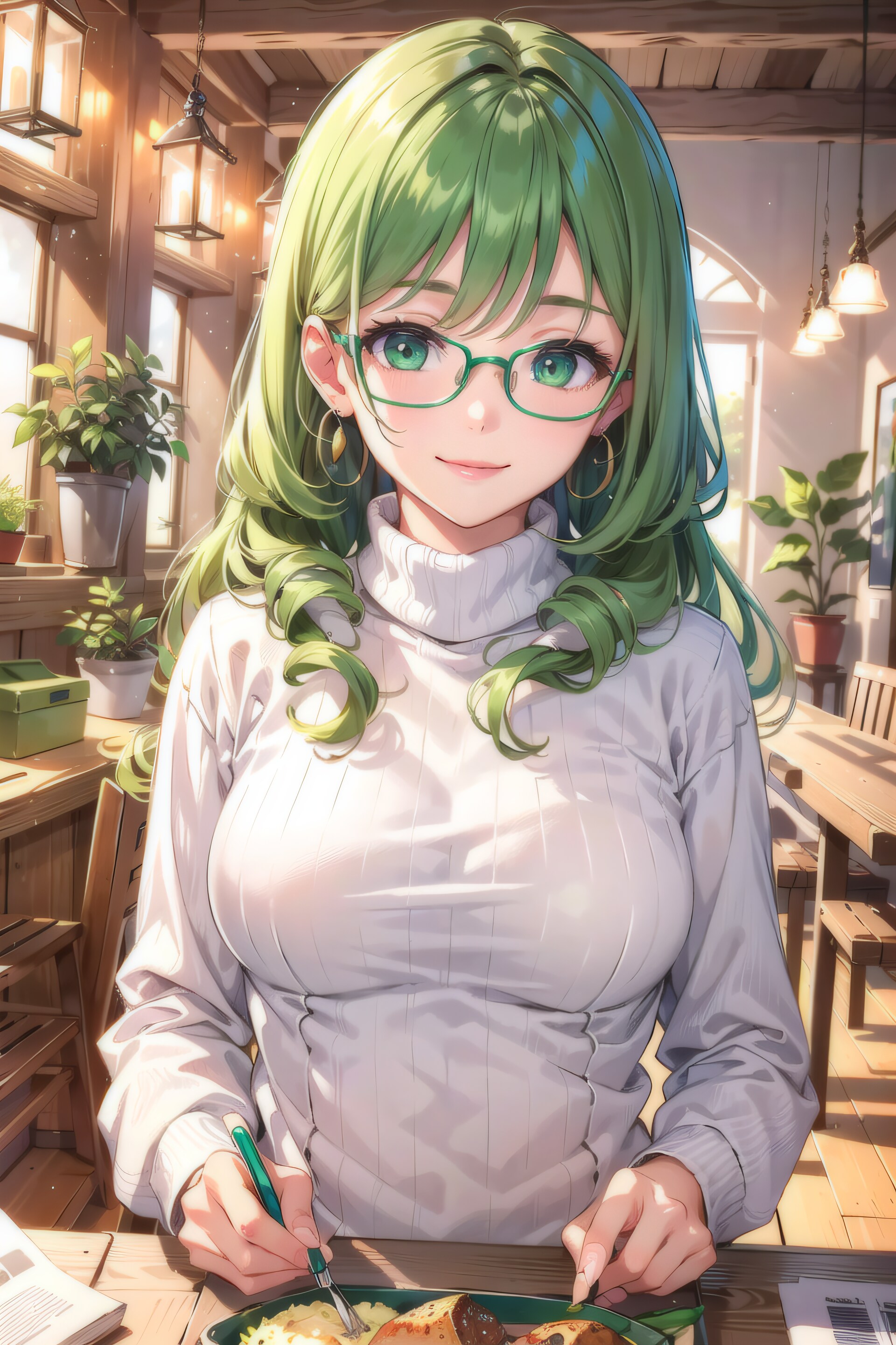 緑髪メガネちゃん　#2