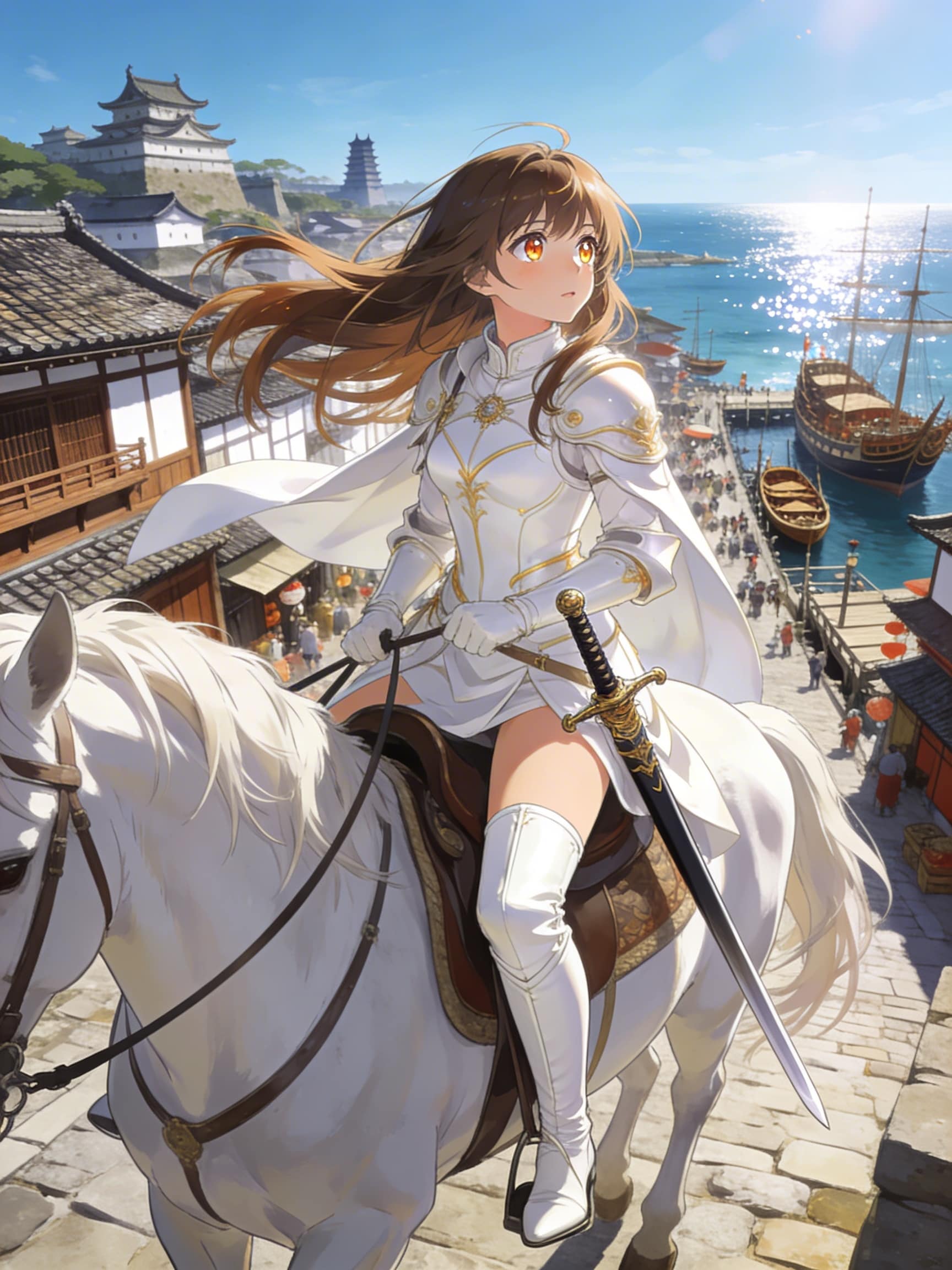 ZIPANGの港町 | の人気AIイラスト・グラビア