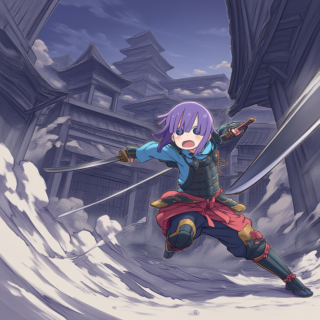 V4フル版　メイドラ　翔太君　RPG　ジョブ　サムライ