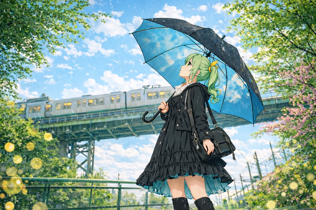 雨上がりの空を、君と見上げて