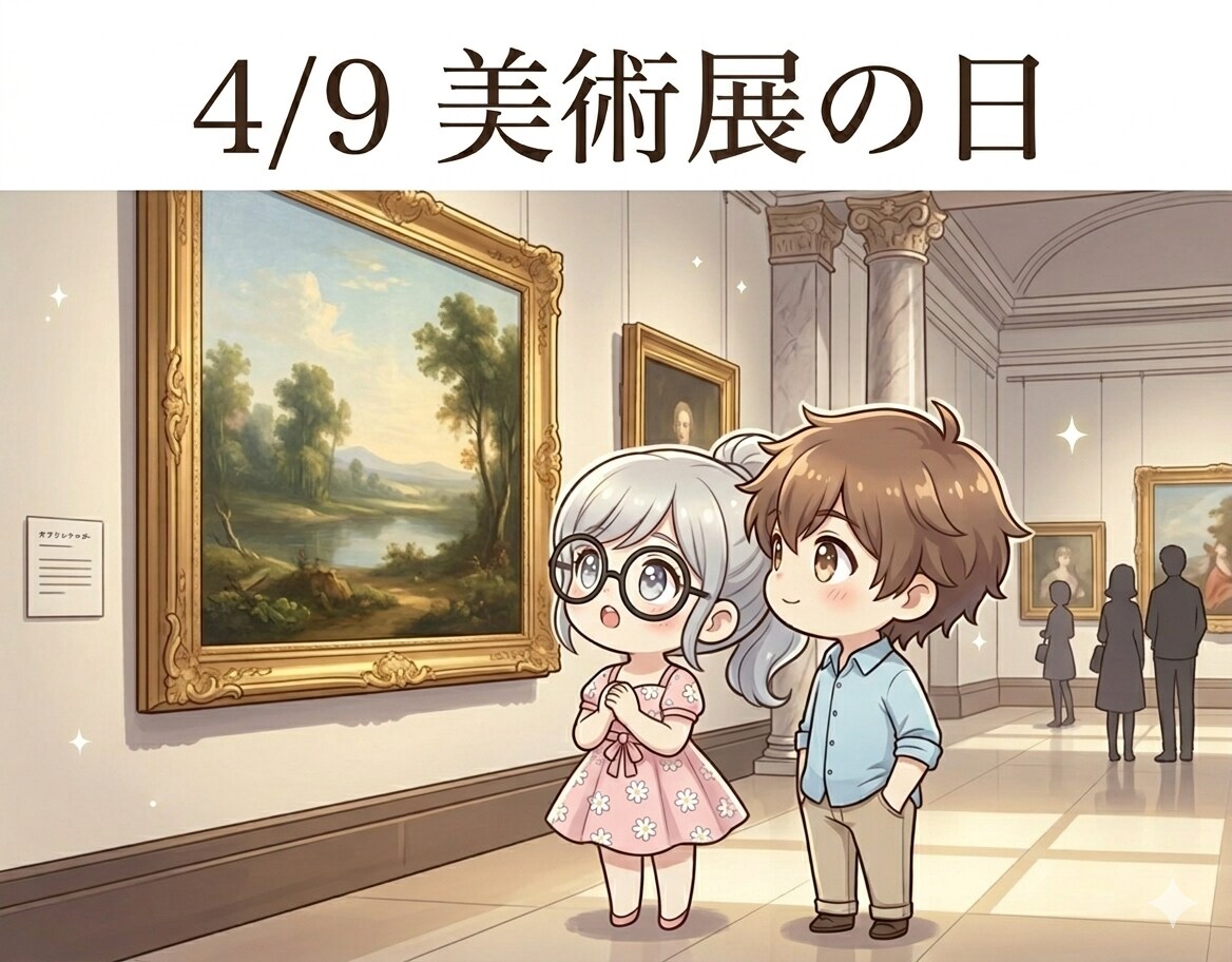 今日は「美術展の日」 | の人気AIイラスト・グラビア