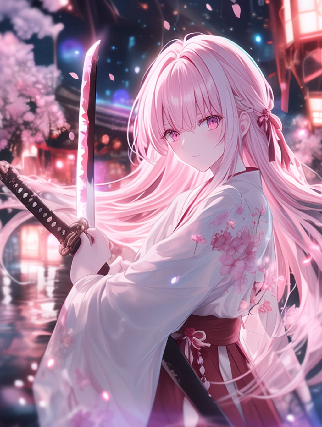 夜桜少女