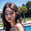 暑いですね💖 3枚目