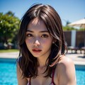 暑いですね💖 2枚目