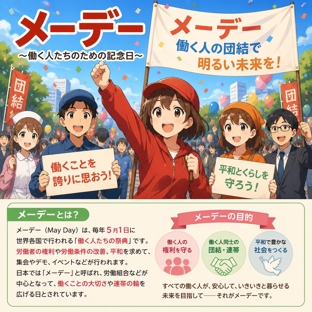 106.「め」→「メーデー」ミラ