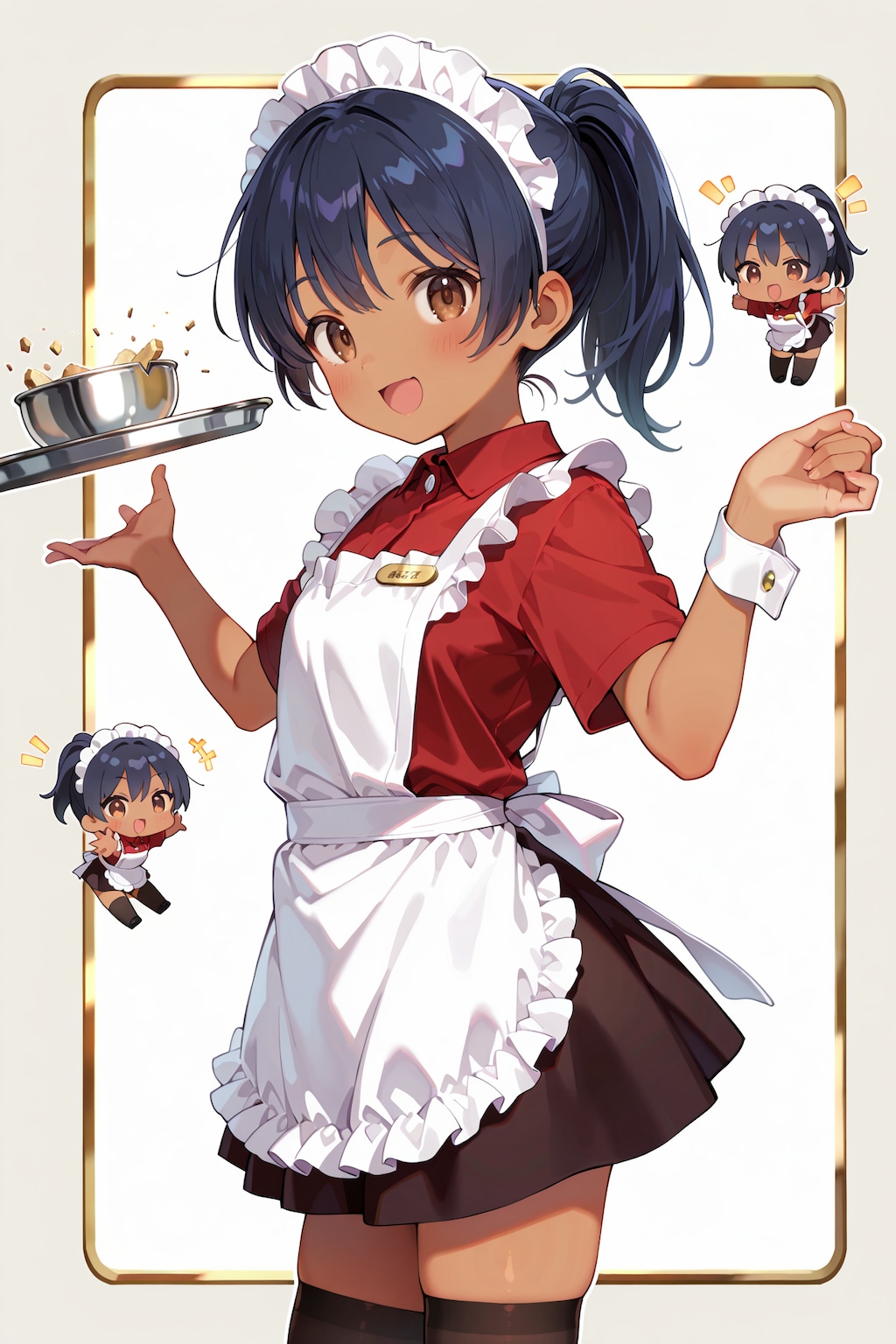 ちびキャラウェイトレスさん Z708