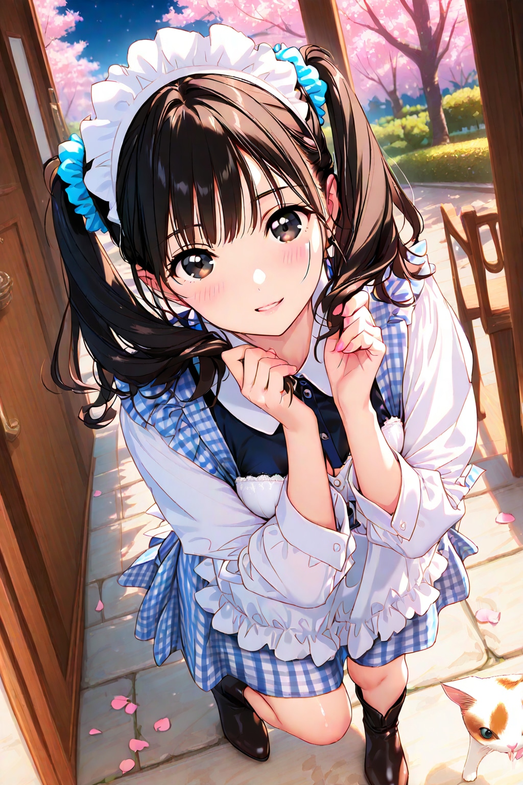 絵梨奈さんに教わった手ツインテを表現してみました❤️萌音がやったら変じゃないですか❤️