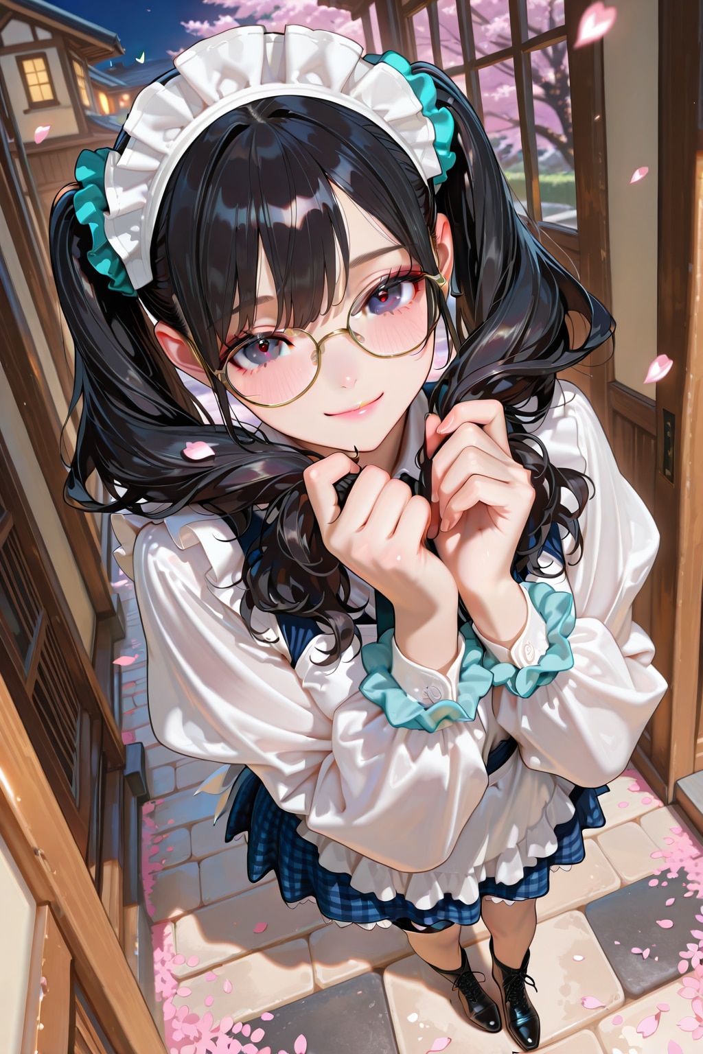 絵梨奈さんに教わった手ツインテを表現してみました❤️萌音がやったら変じゃないですか❤️