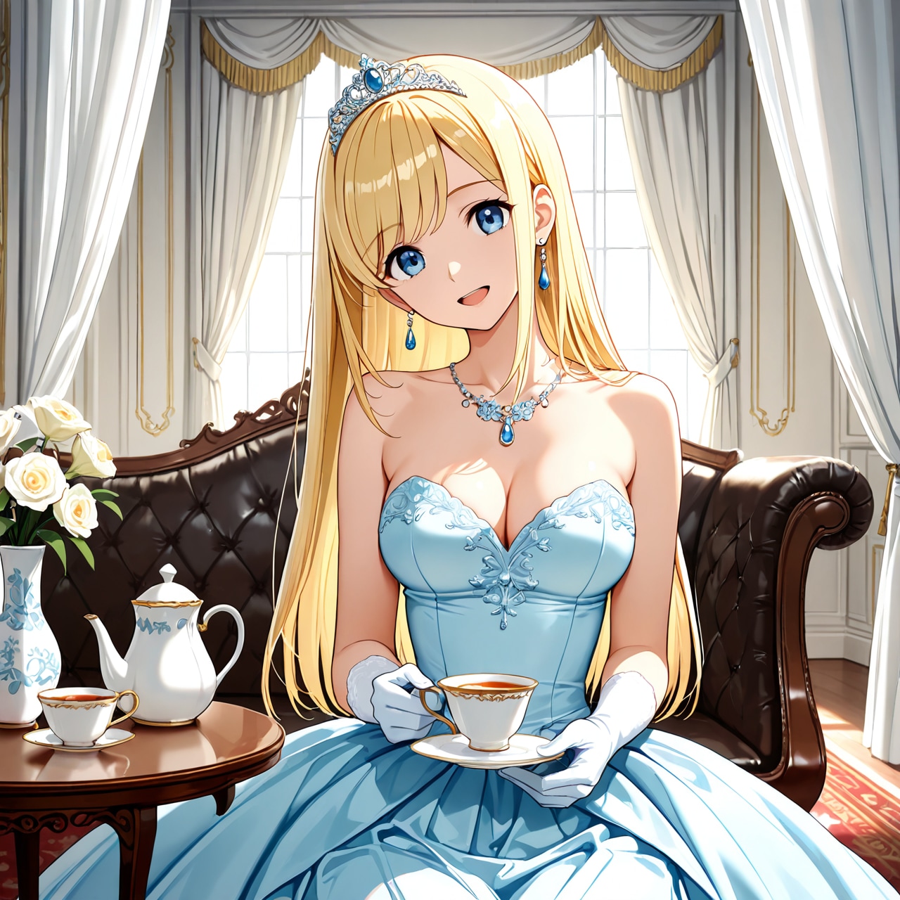 このお茶、お味はいかがですか？もしこの後お時間ありましたら、わたくしといいことしませんか？