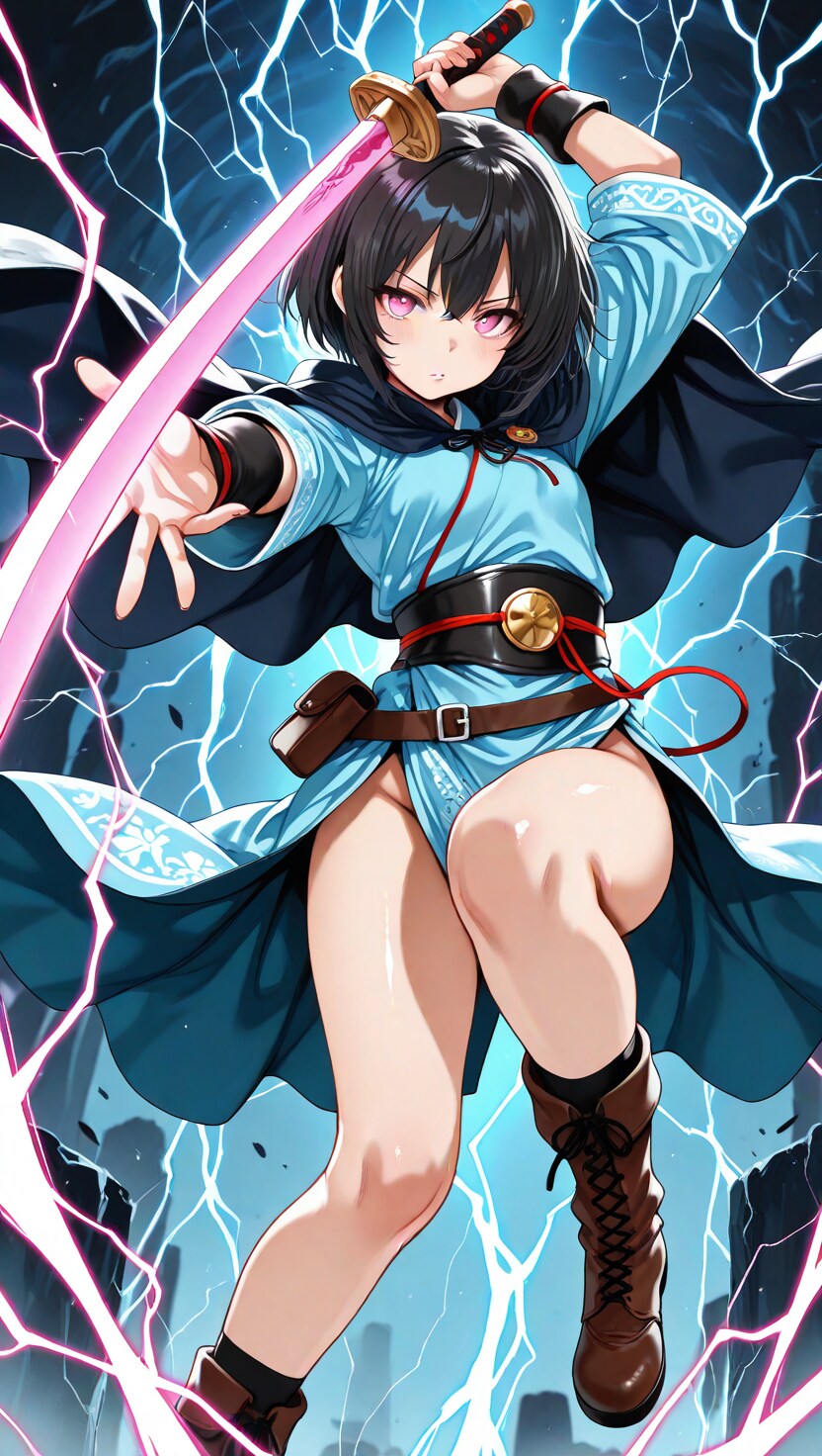 紫電の剣士