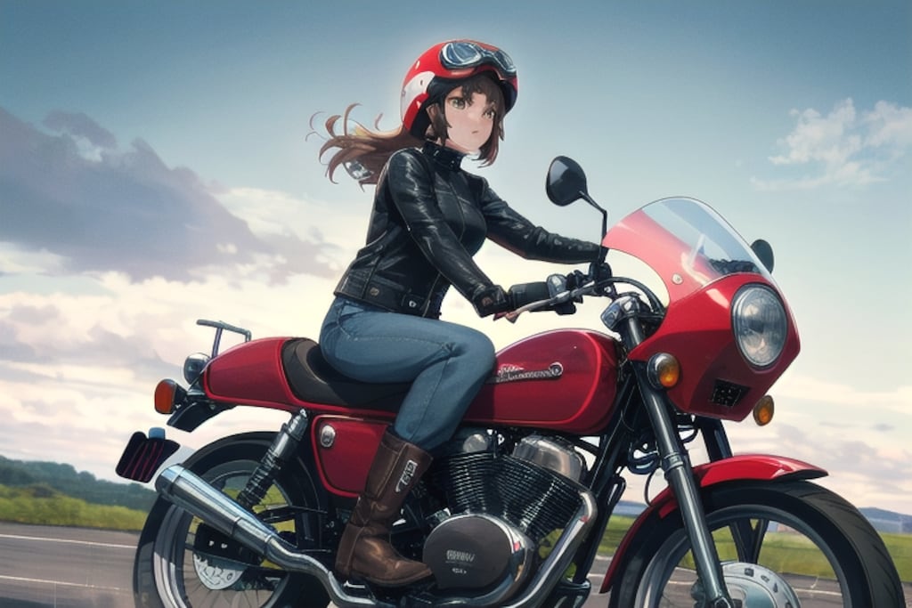 バイク好き彼女