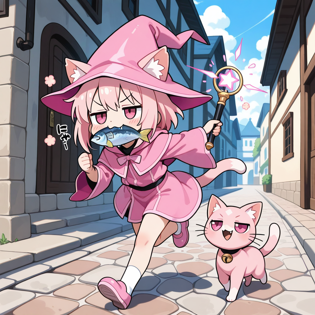 みゃほうの杖を持っていてもやる事は変わらにゃい！！