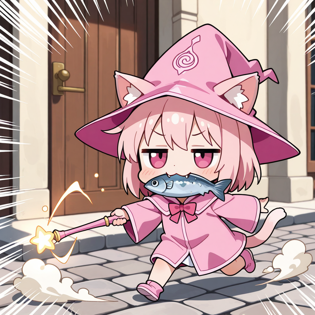 みゃほうの杖を持っていてもやる事は変わらにゃい！！