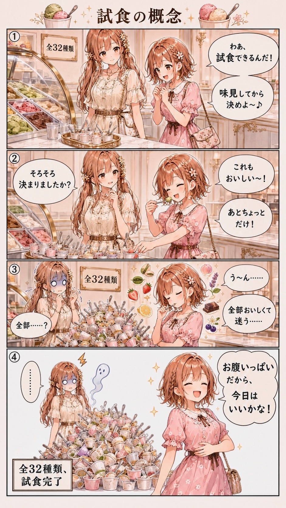 ジェラートの日(8月27日) | の人気AIイラスト・グラビア