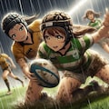 🏉泥まみれの女子ラグビー 125 7枚目