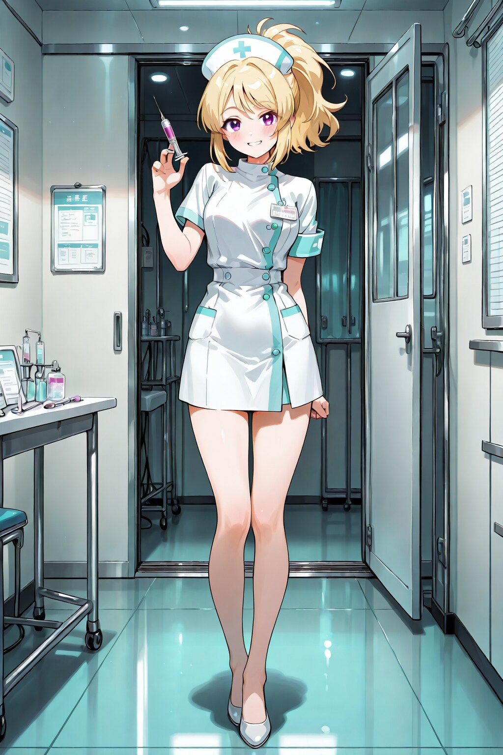 良い子にしてないと、お注射しちゃうぞ❤ | の人気AIイラスト・グラビア