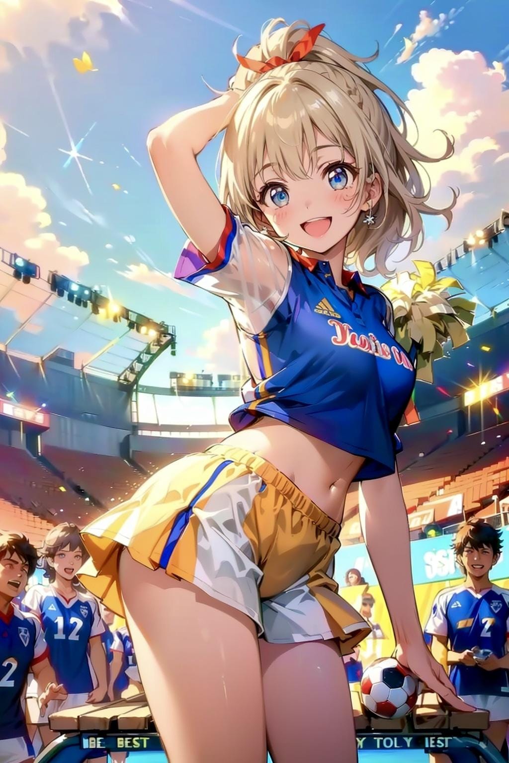 マネージャーの応援