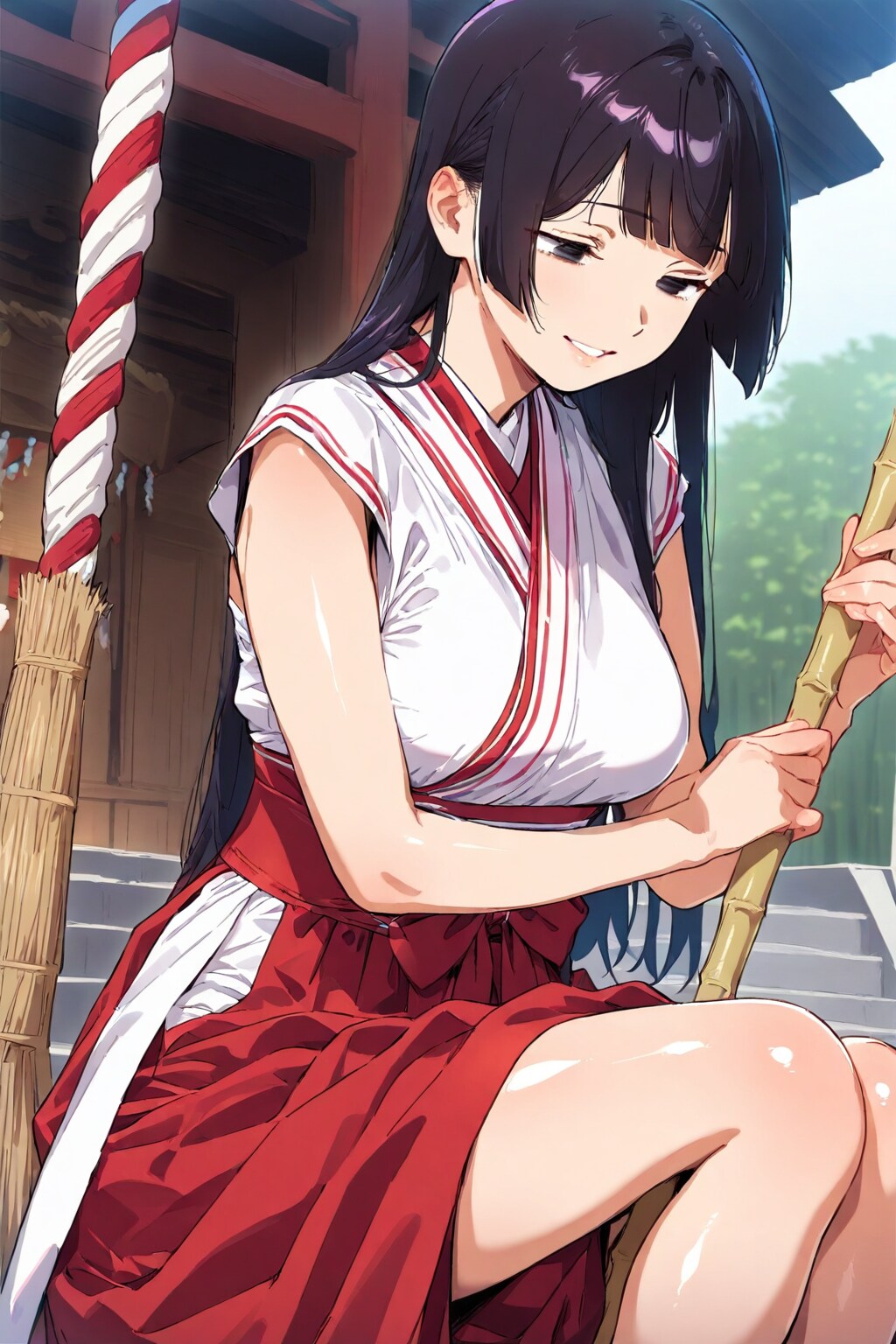 FENRIRで巫女さん