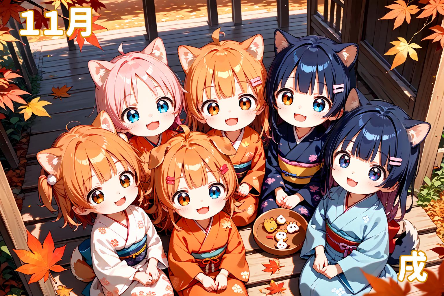 2025年干支カレンダー１１月
