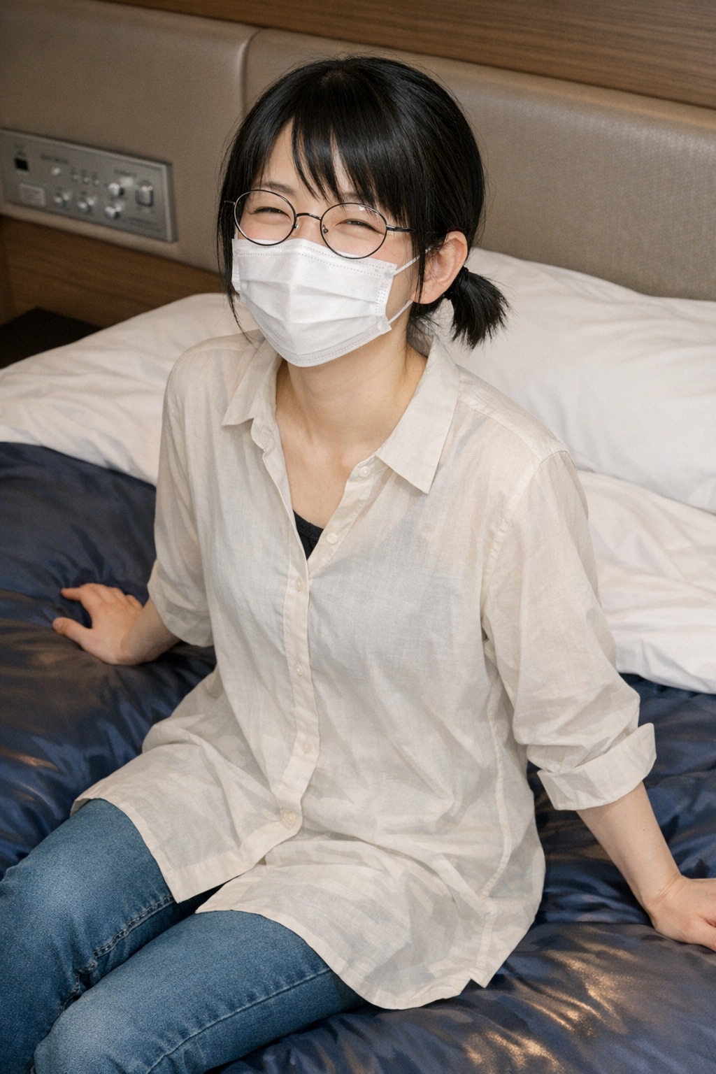 メガネ女子。