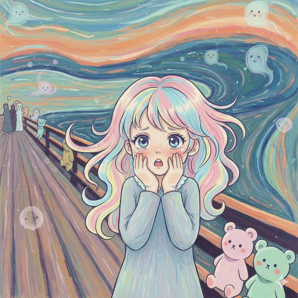 可愛い（ムンク的）叫びチャン