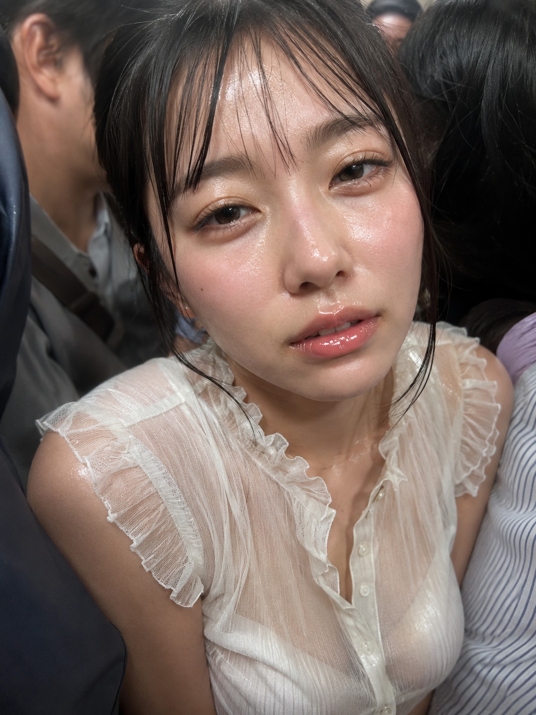 じっとり密着電車