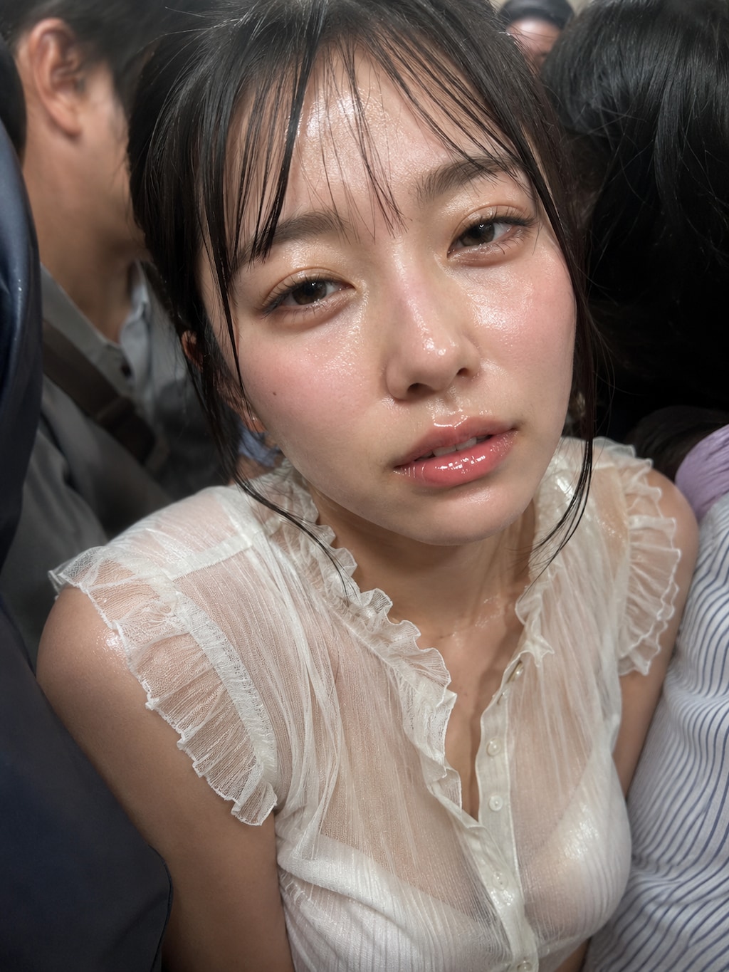 じっとり密着電車