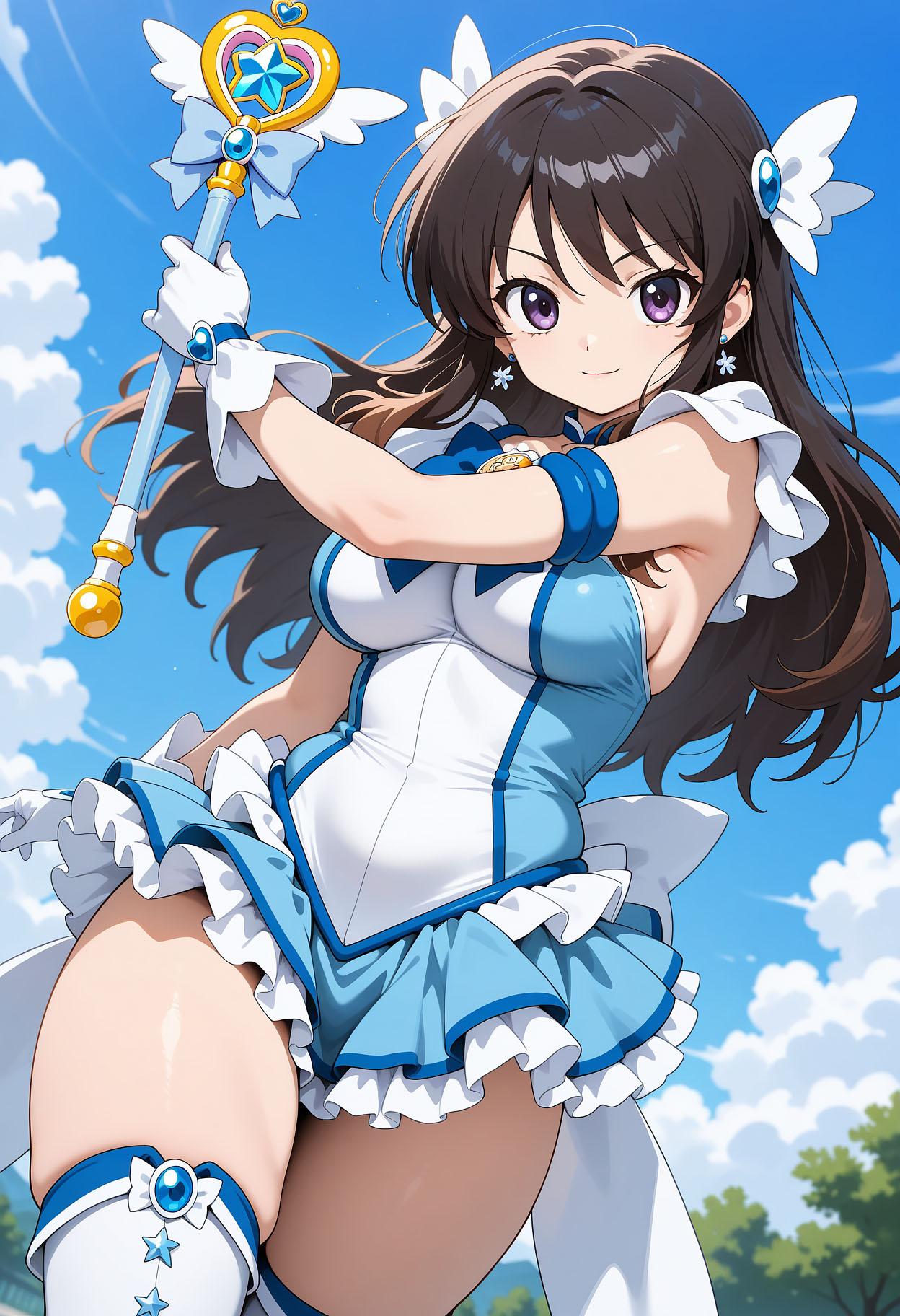 魔法少女・青