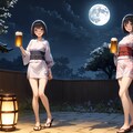 ビールでお月見 X917 11枚目