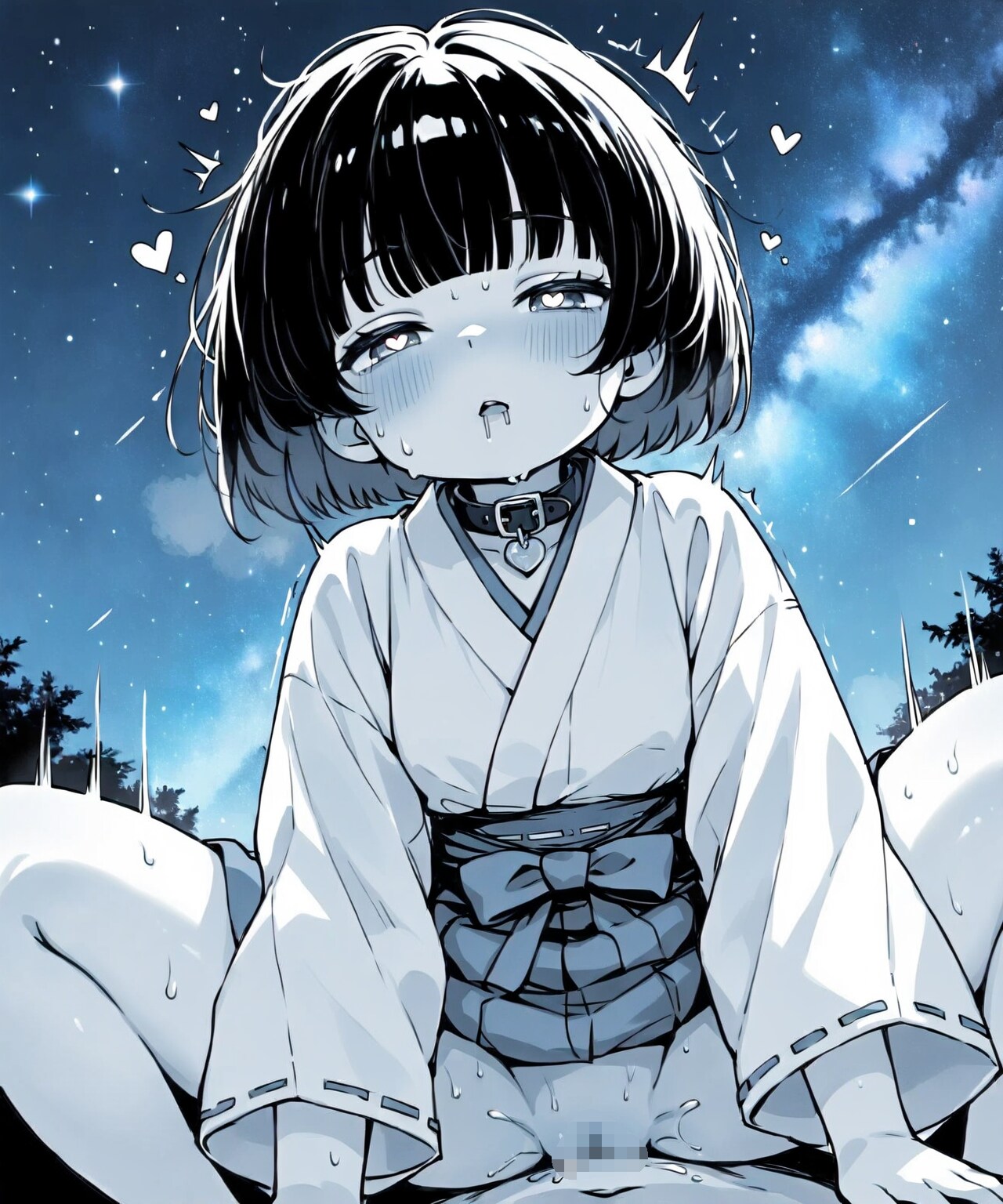 夏の夜の巫女