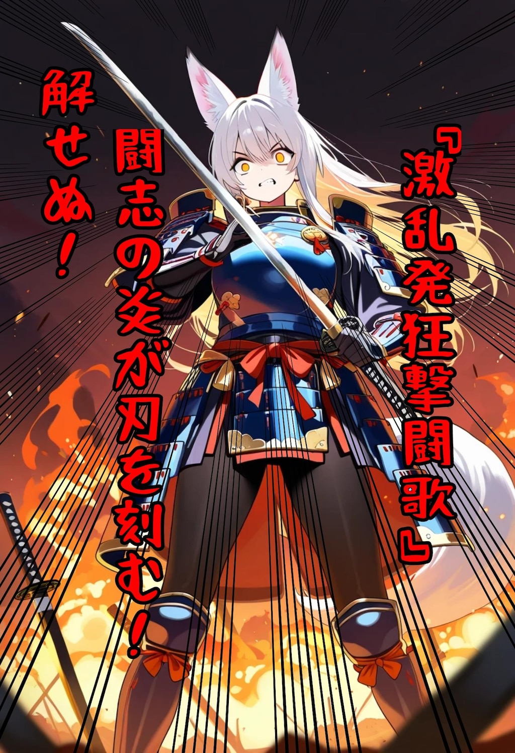 #オキツネゾンビ討伐『白焔参りて異形斬りて』【ニャンノ世界】