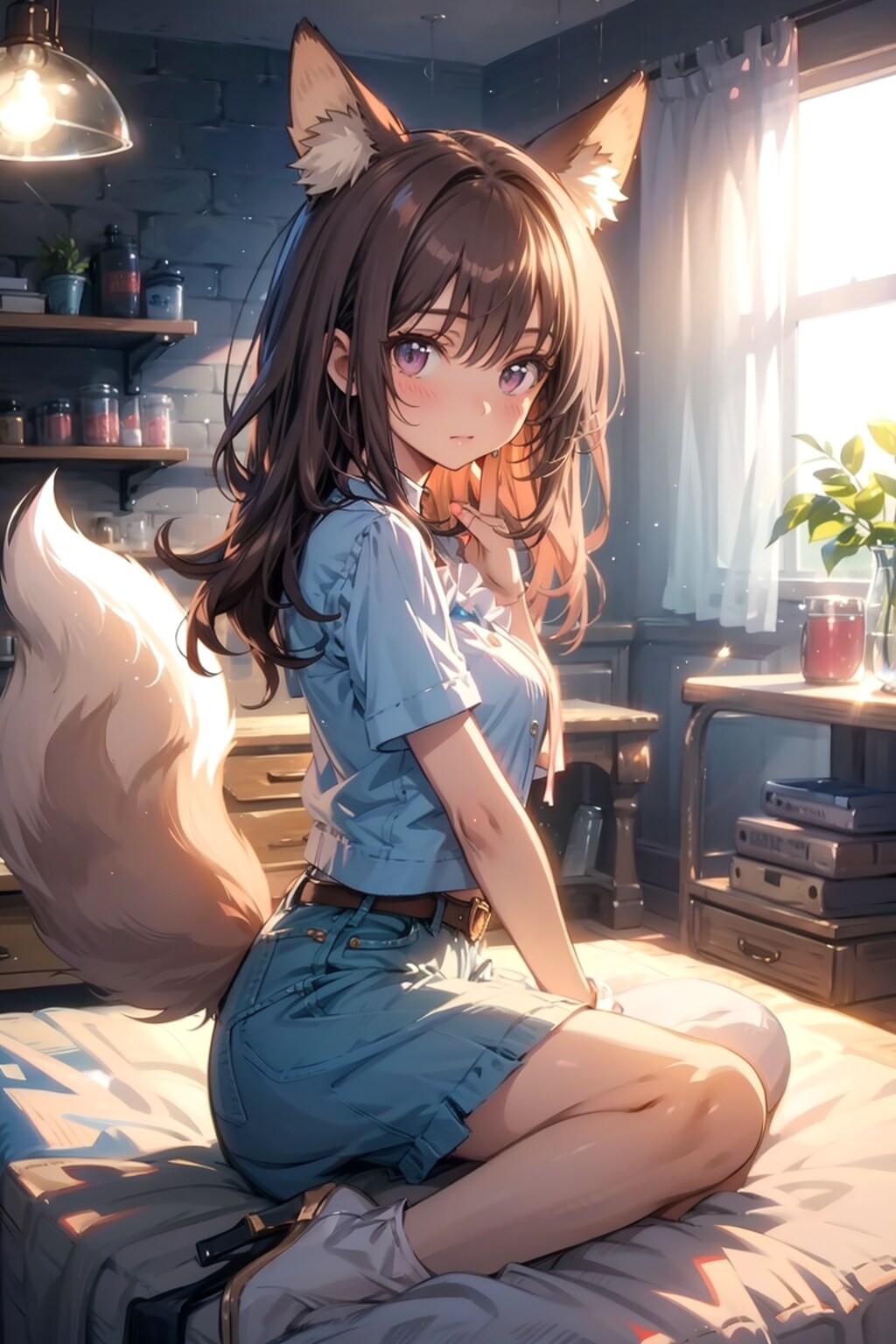 狐耳娘 | の人気AIイラスト・グラビア