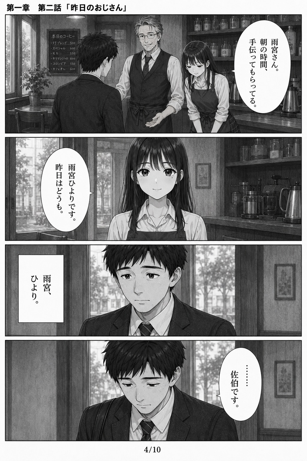 #02 はじめまして、知っている人　第一章　第二話　「昨日のおじさん」