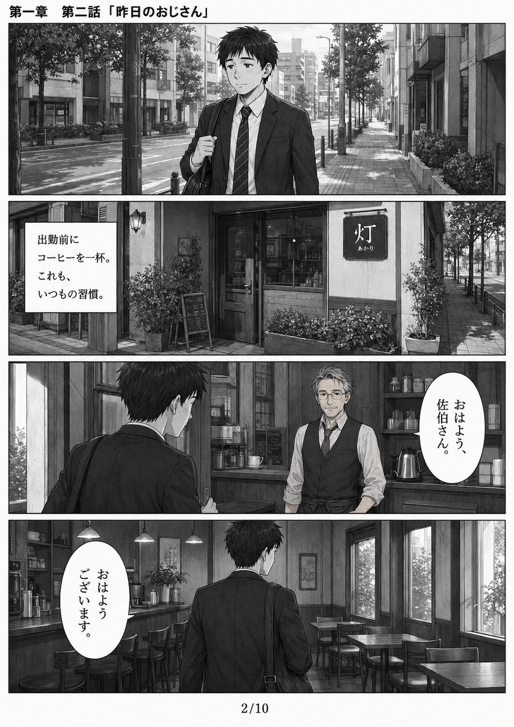 #02 はじめまして、知っている人　第一章　第二話　「昨日のおじさん」
