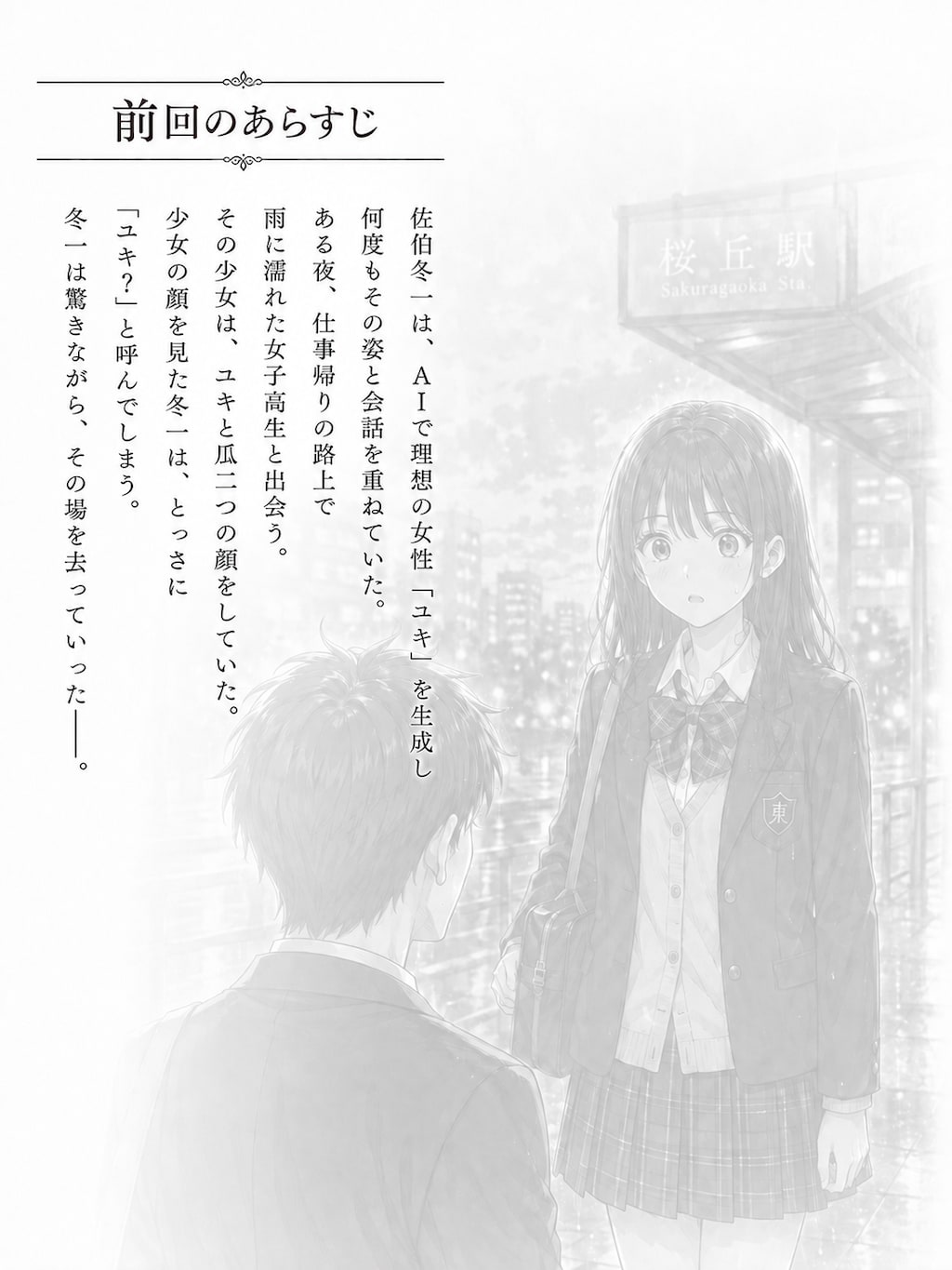 #02 はじめまして、知っている人　第一章　第二話　「昨日のおじさん」
