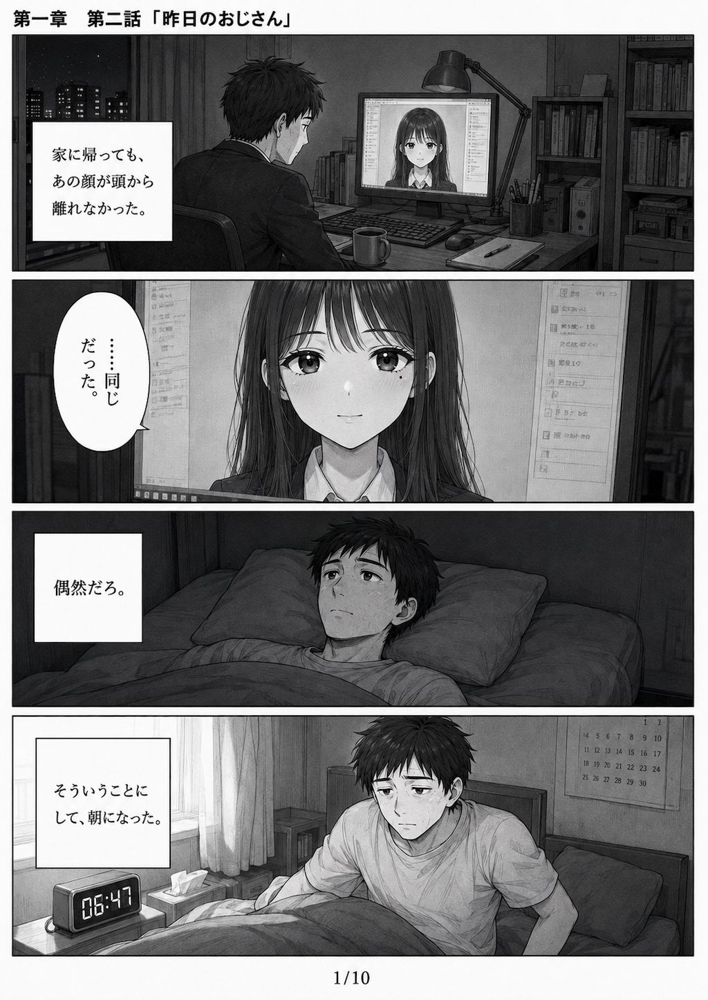 #02 はじめまして、知っている人　第一章　第二話　「昨日のおじさん」