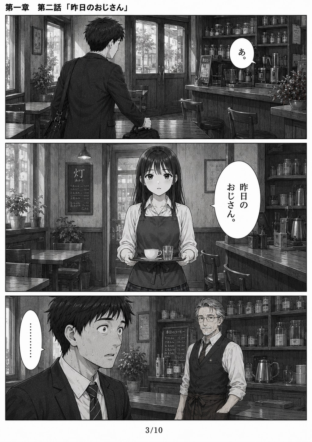 #02 はじめまして、知っている人　第一章　第二話　「昨日のおじさん」