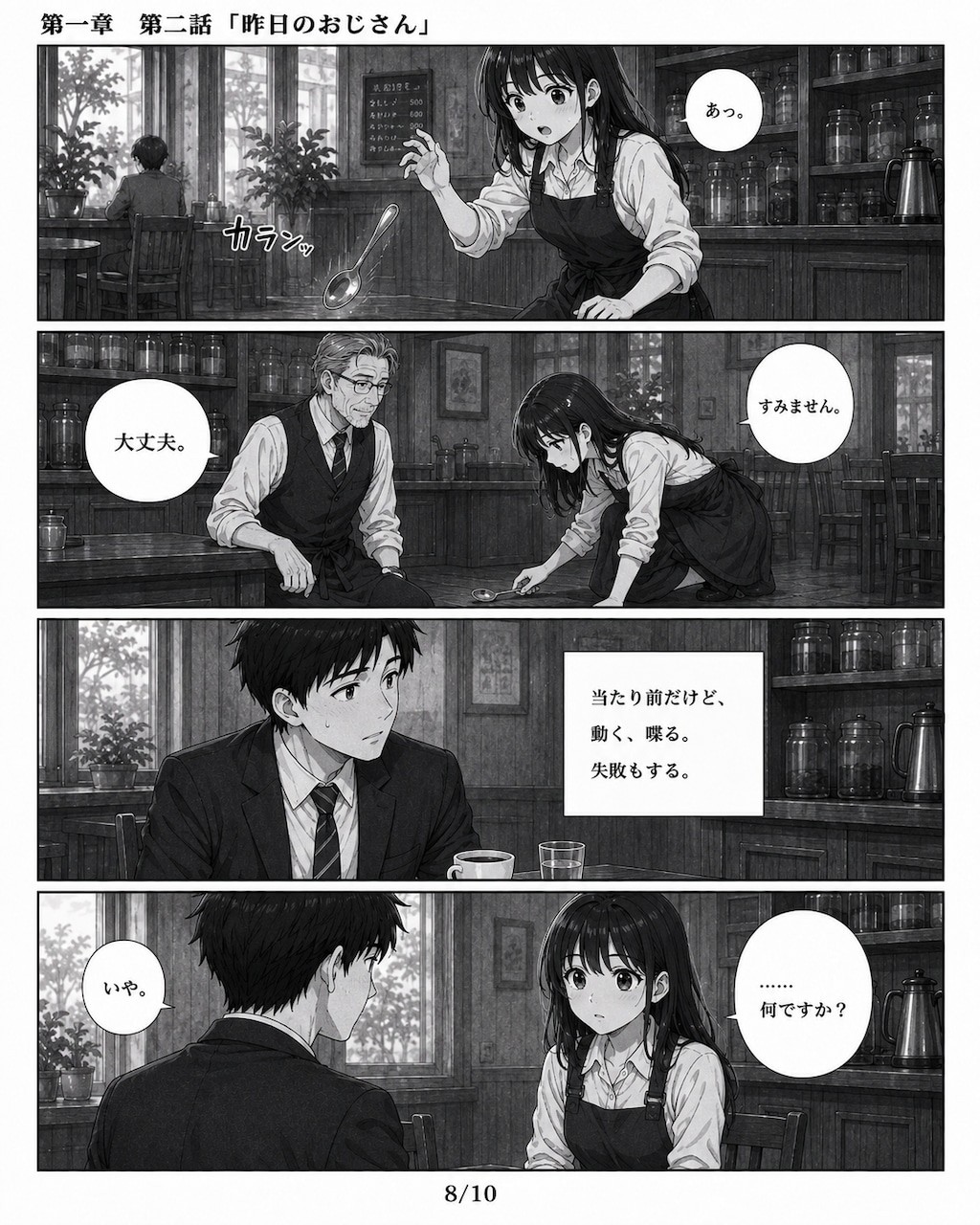 #02 はじめまして、知っている人　第一章　第二話　「昨日のおじさん」