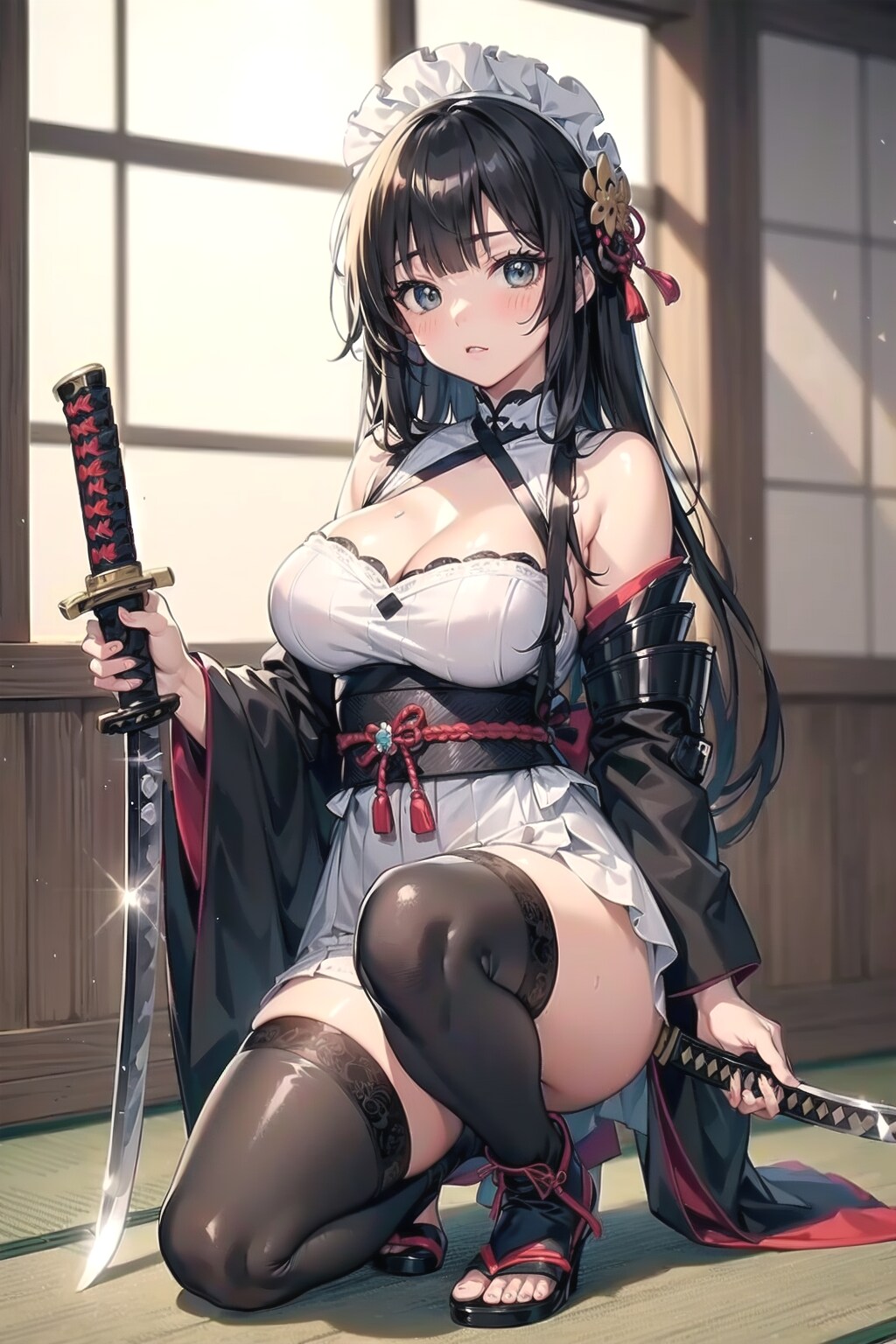 メイド侍 | の人気AIイラスト・グラビア