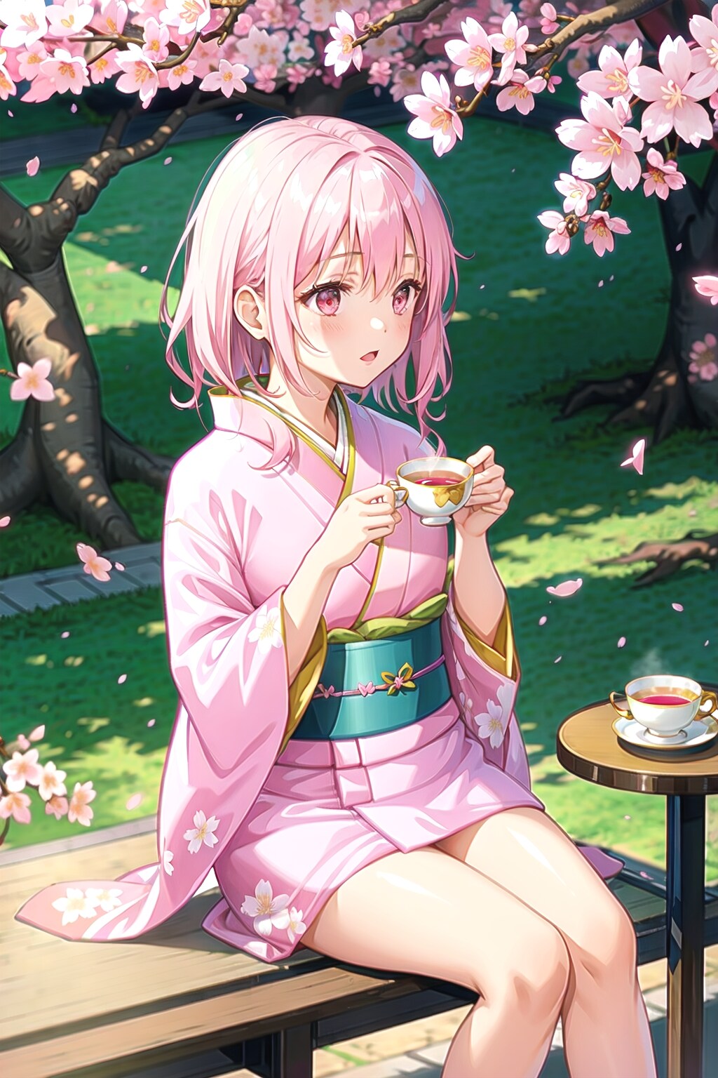 桜ティータイム