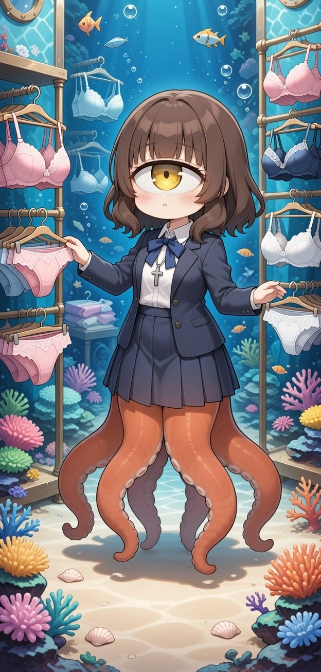 単眼スキュラちゃん.12　ランジェリーショップ