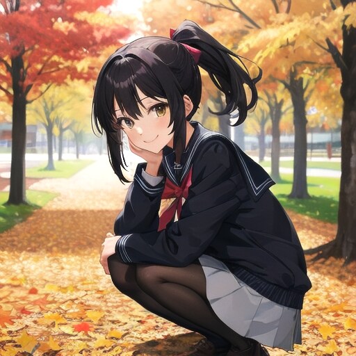 黒セーラー服 | の人気AIイラスト・グラビア