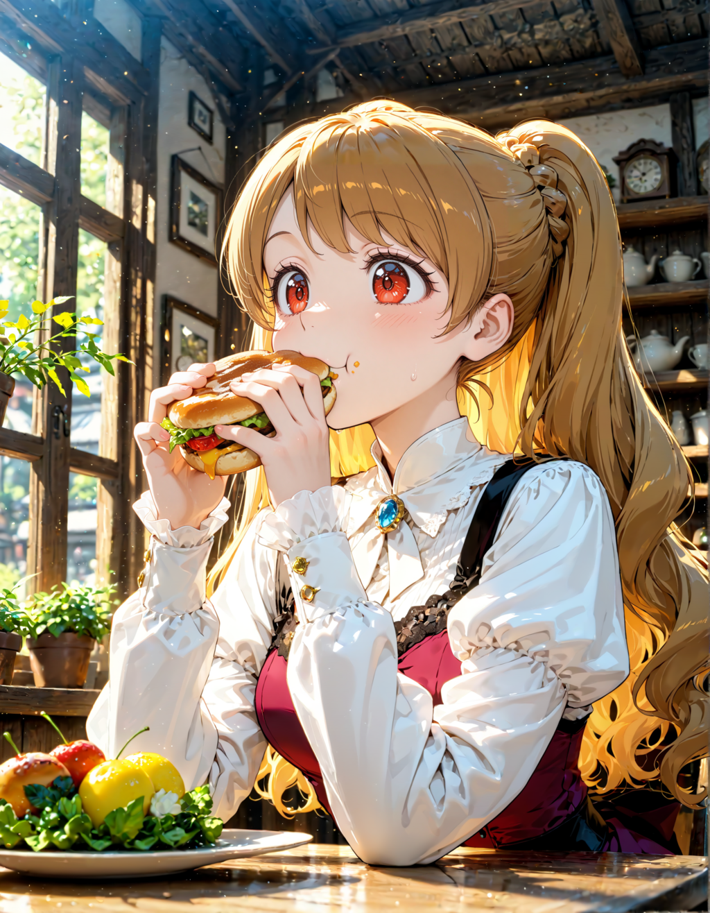 私はcharlotte puddingを注文しました