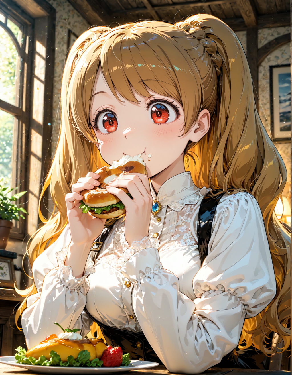 私はcharlotte puddingを注文しました