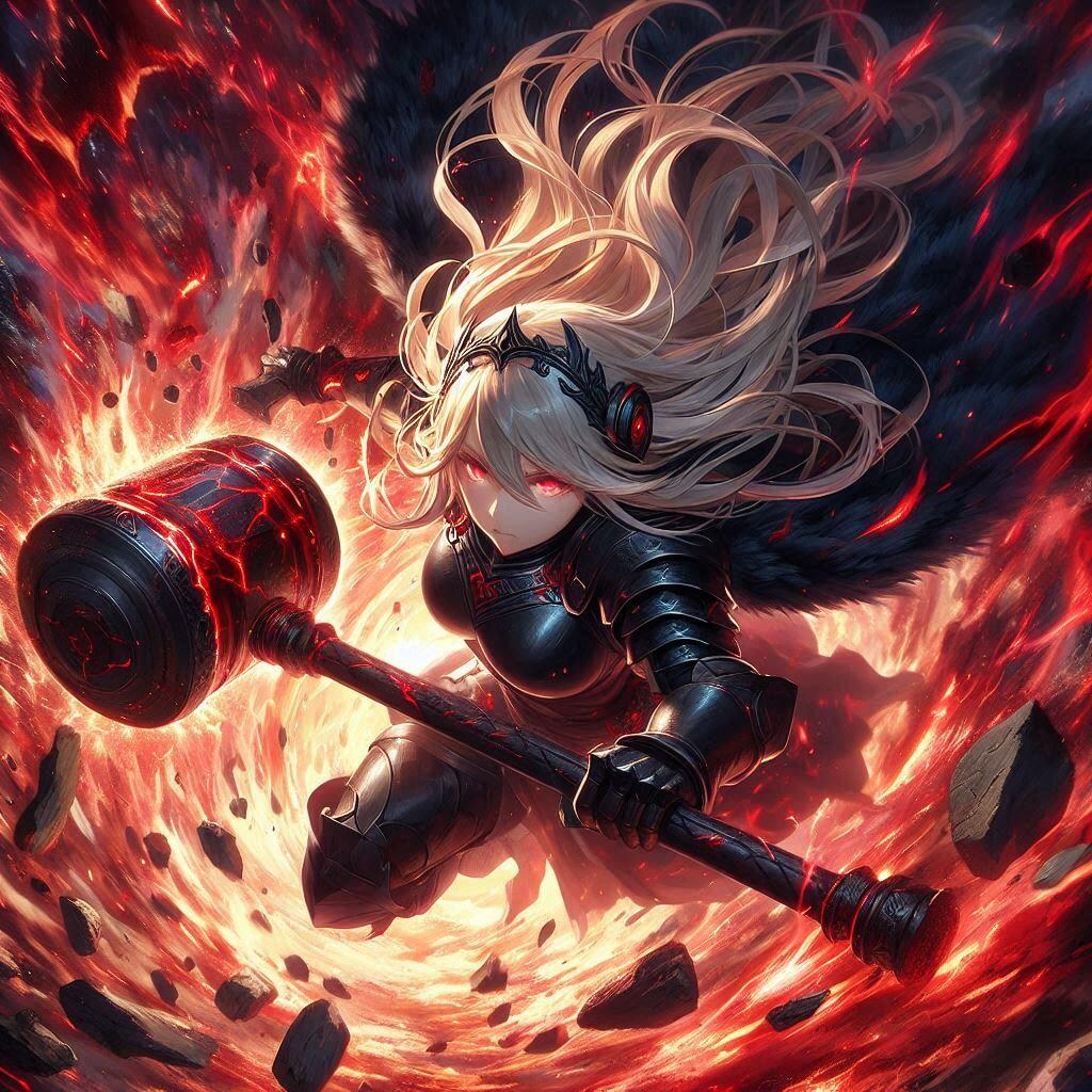 ブロンドの女騎士さん685